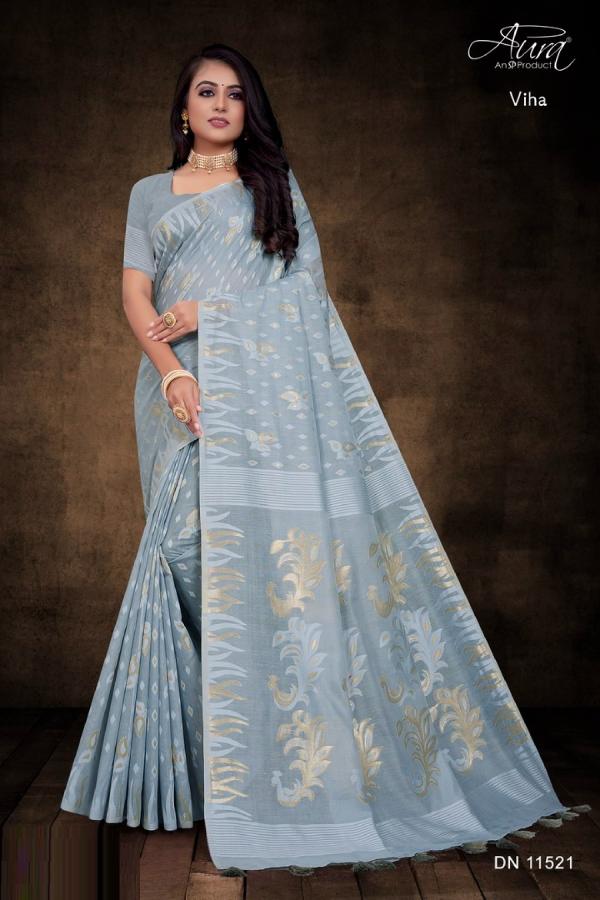 Aura Viha Fastive Designer Cotton Saree Collection